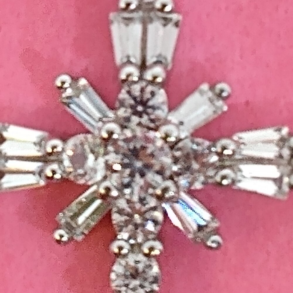 Nwt,  White sapphire necklace - Picture 7 of 11